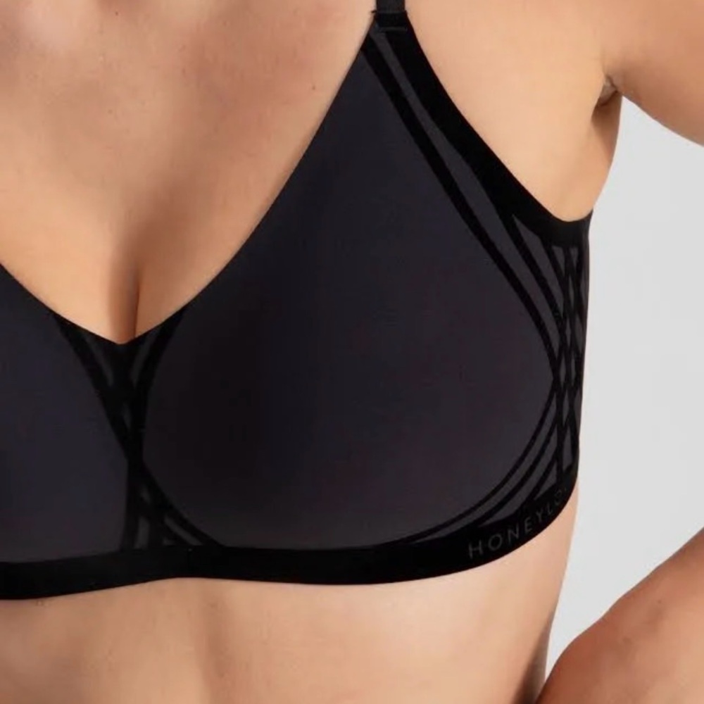 Honeylove Elegant Black Bra
